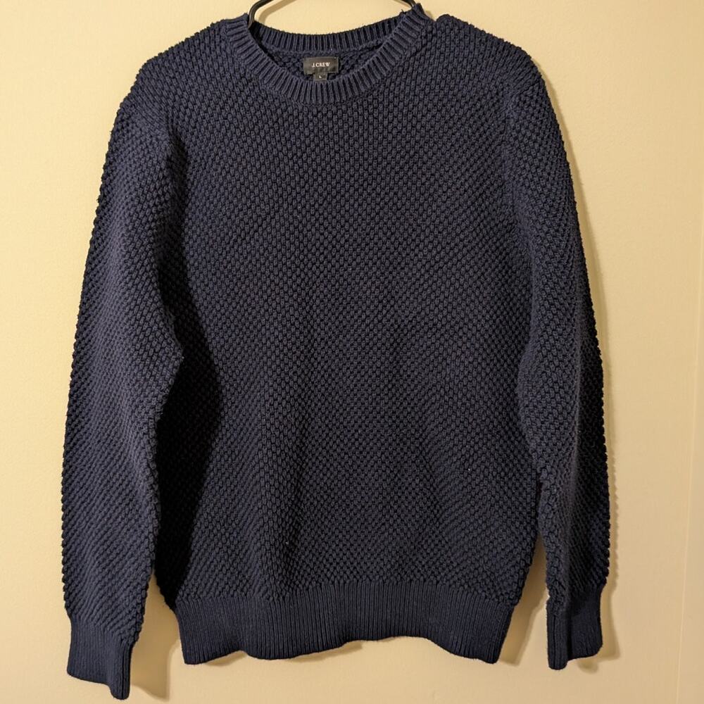 J. Crew Navy Blue Knit Sweater